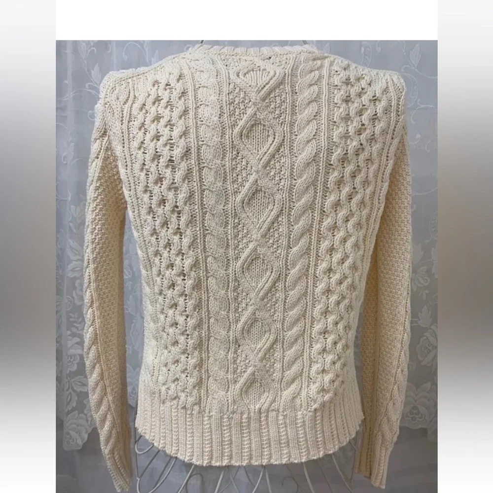 Polo Ralph Lauren Cable Knit Pullover Classic Sweater Size XS Round Neck
Ivory - Picture 6 of 15